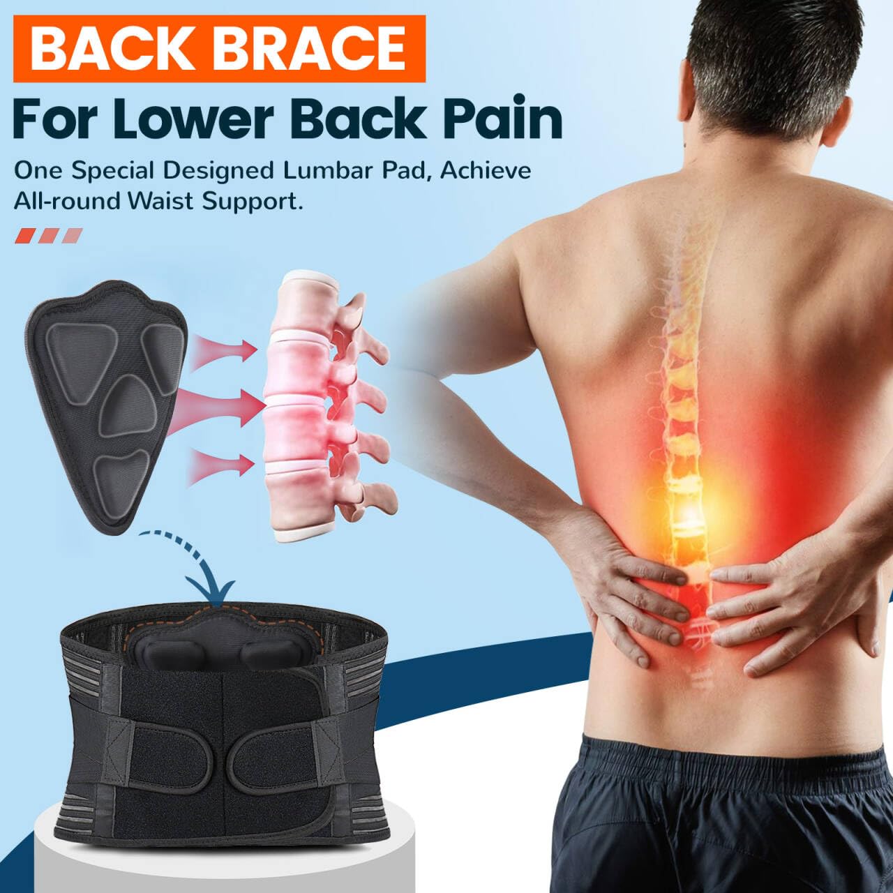 OrthoGuard Lower Back Brace