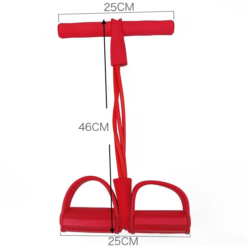 Fitness Gum Resistance Bands Latex Pedal Exerciser | Yazijico™