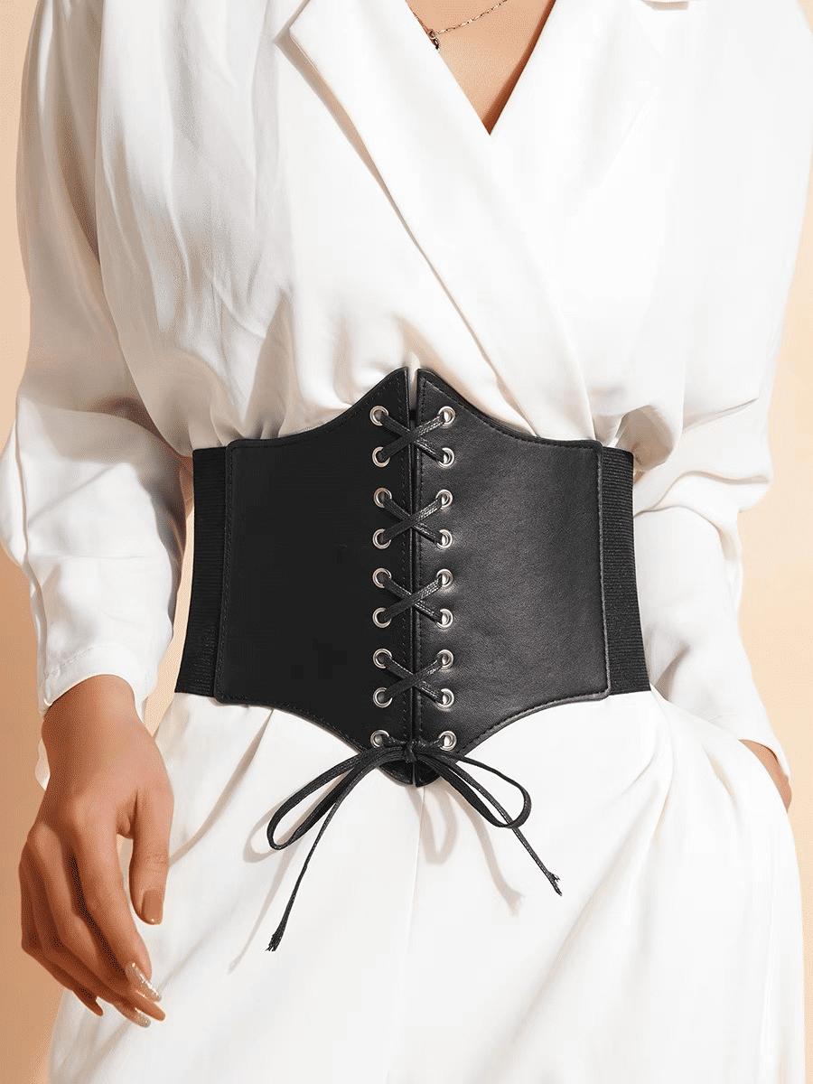 Women's PU Leather Waist Trainer