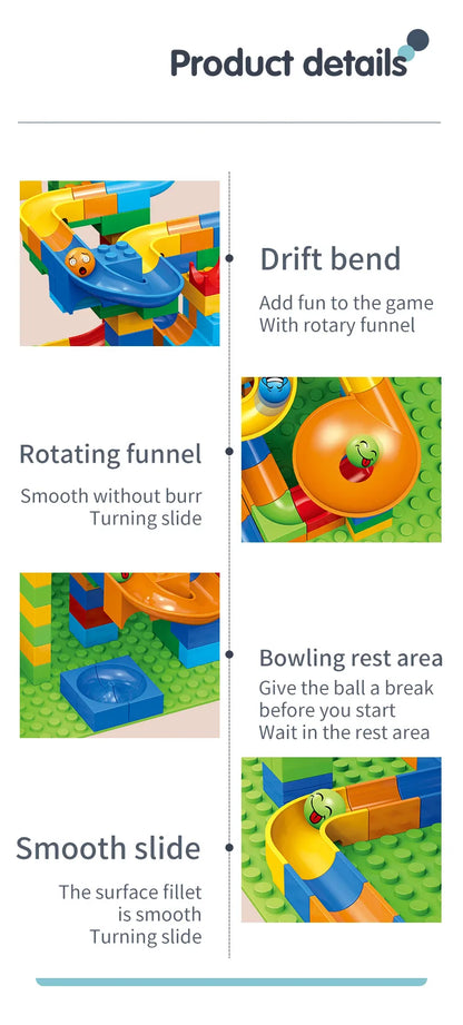 Creative Marble Run Building Blocks