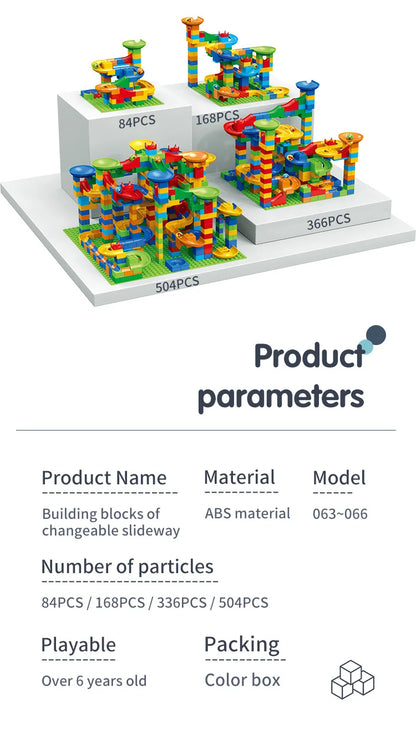 Creative Marble Run Building Blocks